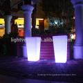 High quality light up flower pot led square pot